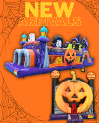 Pumpkin Halloween Bounce House